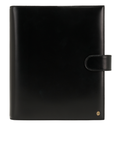 Cartier Agenda, &pound;195, Accessories, Black, Leather, Front view